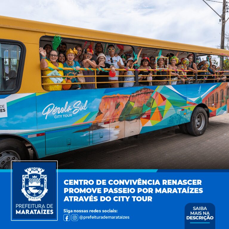 Centro de Convivência Renascer promove passeio por Marataízes através do City Tour