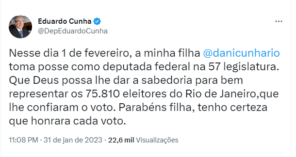 Eduardo Cunha volta à Câmara sete anos após sua cassação