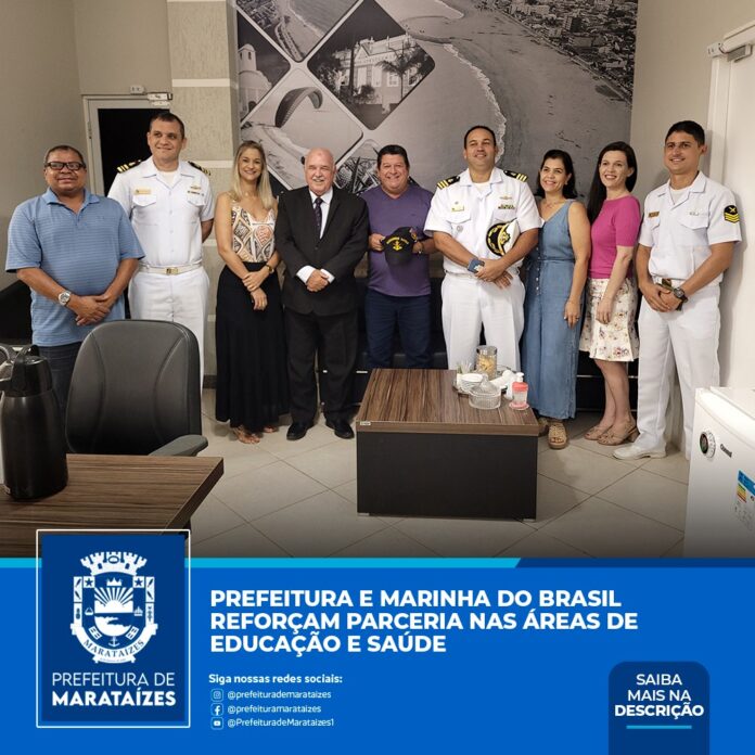 Prefeitura e Marinha do Brasil reforçam parceria nas áreas de educação e saúde