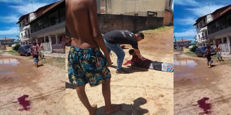 TENTATIVA DE HOMICÍDIO EM PIÚMA: Diogo é atacado com enxadão na cabeça e uma facada no peito
