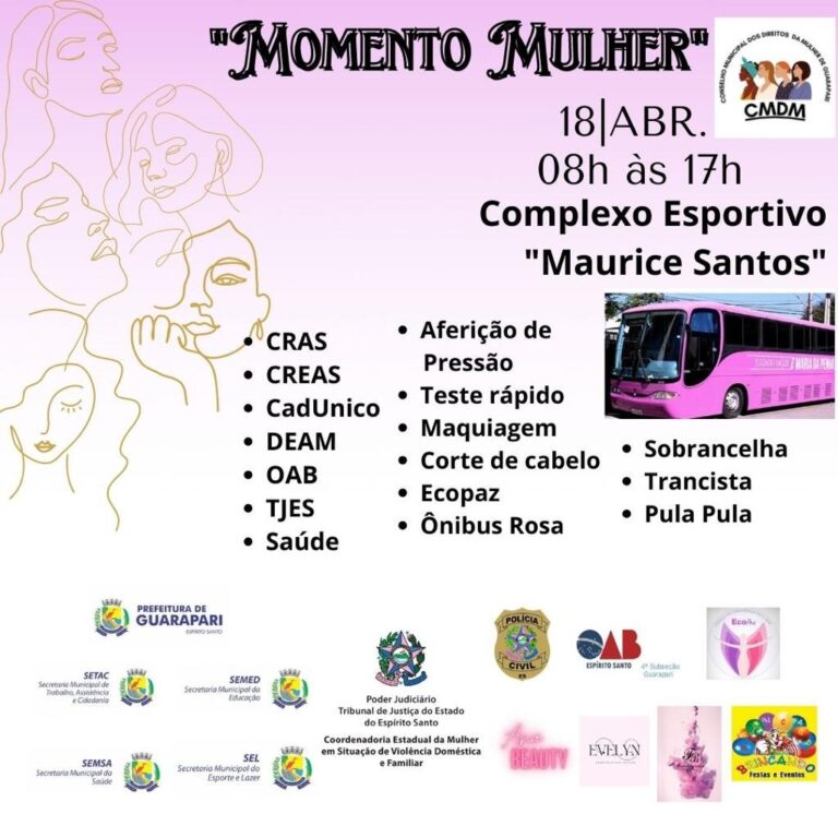 Conselho promove “Momento Mulher” com serviços de saúde e cuidados de beleza em Guarapari