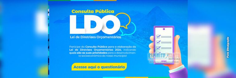 Prefeitura de Piúma/ES vai realizar Audiência Pública de Lei de Diretrizes Orçamentárias (LDO) 2024