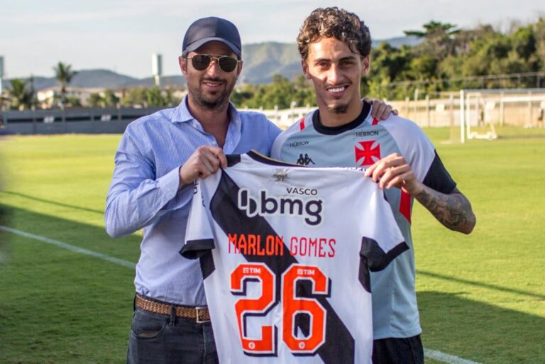 Vasco anuncia renovação de contrato com o volante Marlon Gomes até 2026