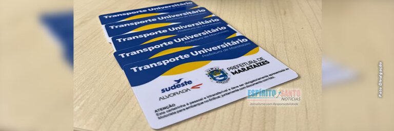 Marataízes/ES entrega novos cartões do transporte universitário a partir de hoje, segunda-feira (29)