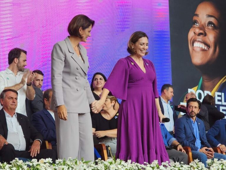 Michelle Bolsonaro empossa nova presidente do PL Mulher SP