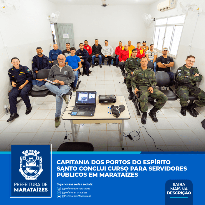 Capitania dos Portos do Espírito Santo conclui curso para servidores públicos em Marataízes