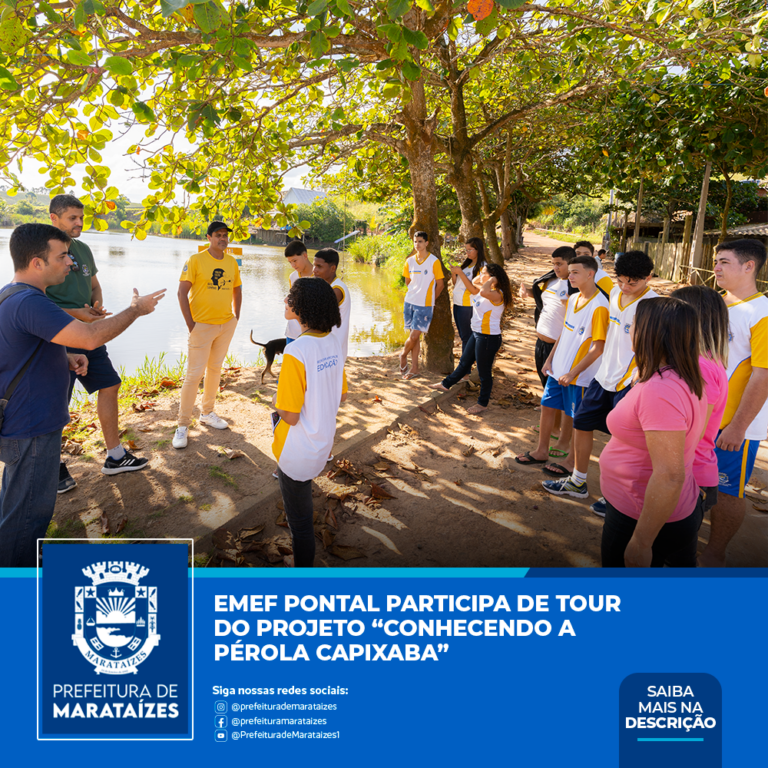 EMEF Pontal participa de tour do projeto "Conhecendo a Pérola Capixaba"