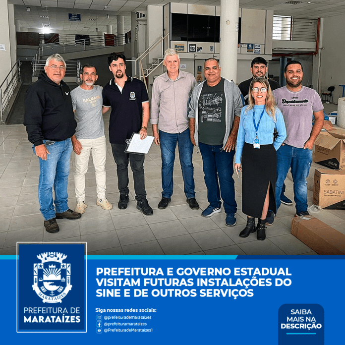 Prefeitura e Governo Estadual visitam futuras instalações do Sine e de outros serviços