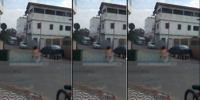 CENA TRISTE: mulher em surto tira roupa na rua e entra no Centro de Especialidades nua, em Piúma