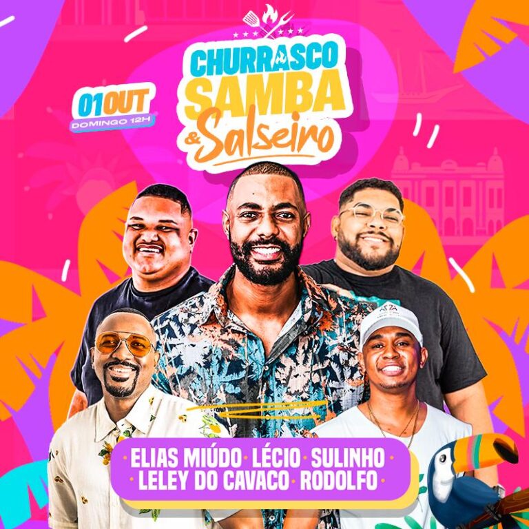 Churrasco, Samba e Salseiro agitam Guarapari neste domingo