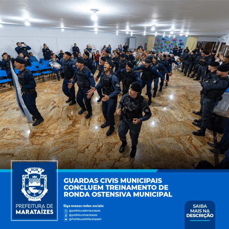 Guardas Civis Municipais concluem treinamento de Ronda Ostensiva Municipal