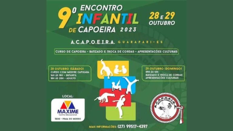 9º Encontro de Capoeira de Guarapari promete unir comunidades neste fim de semana