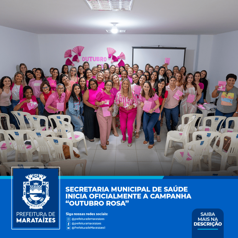 Secretaria Municipal de Saúde inicia oficialmente a campanha 