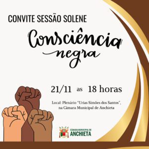 Câmara de Anchieta celebra o “Dia Consciência Negra” com tradicional Sessão Solene