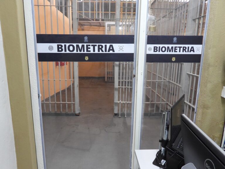 Inauguração de Sala de Cadastramento Biométrico Digital e Facial em Viana pela Sejus e Polícia Federal no ES