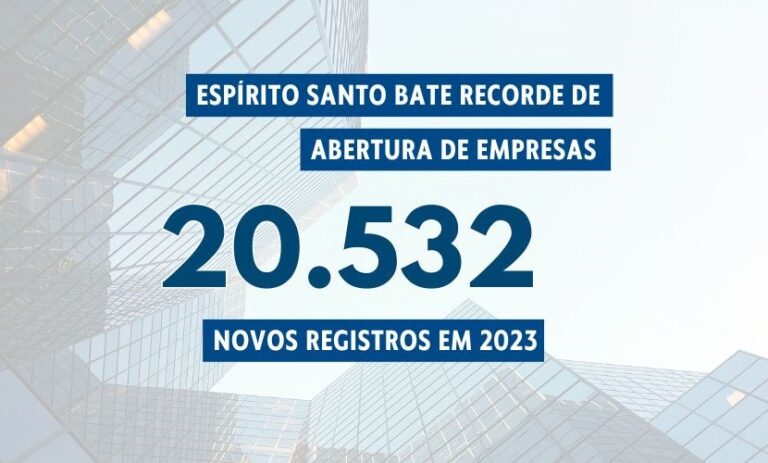 Espírito Santo alcança recorde histórico de abertura de empresas em 2023 sob governo estadual