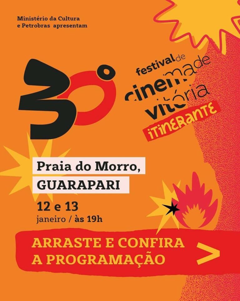 Guarapari recebe Festival de Cinema com sessões gratuitas e show à beira mar
