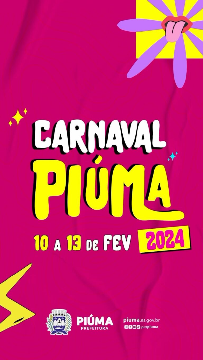 “Carnaval Piúma está chegando! Todo mundo vai!” – Piúma