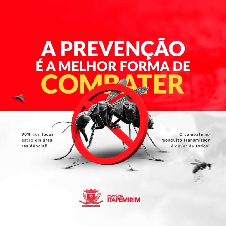 ITAPEMIRIM INTENSIFICA COMBATE E CONTROLE DO MOSQUITO AEDES AEGYPTI