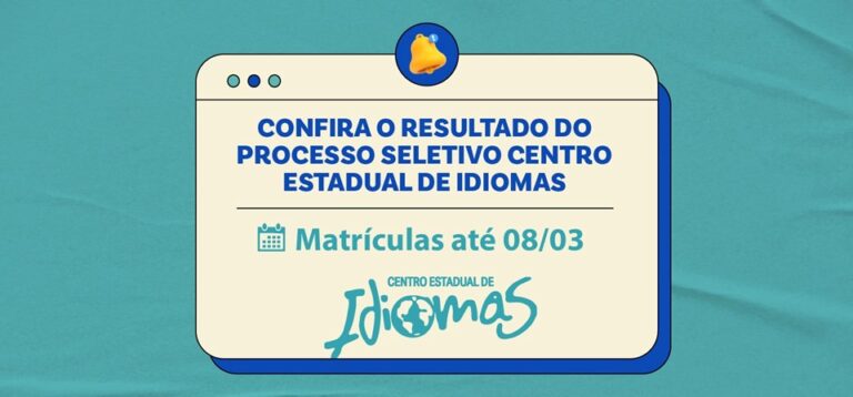 Governo ES: Matrículas abertas para Inglês e Espanhol nos Centros de Idiomas.