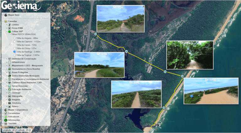 Governo ES – Iema lança trilha virtual 360º no Parque Estadual Paulo Cesar Vinha