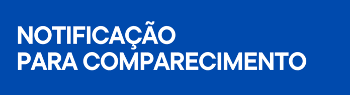 NOTIFICAÇÃO PARA COMPARECIMENTO DE SERVIDOR PÚBLICO