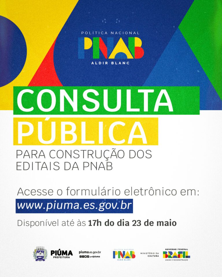 Consulta de Escuta Ativa Pública PNAB Piúma Exercício 2024 - PIÚMA