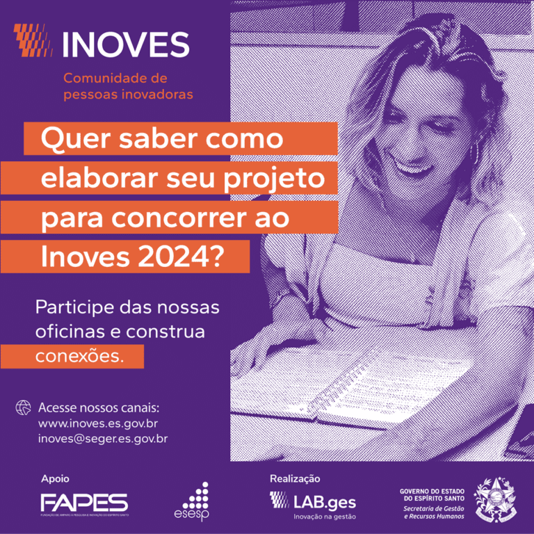 Governo ES: LAB.ges realiza oficinas sobre plano de projeto para o Prêmio Inoves 2024