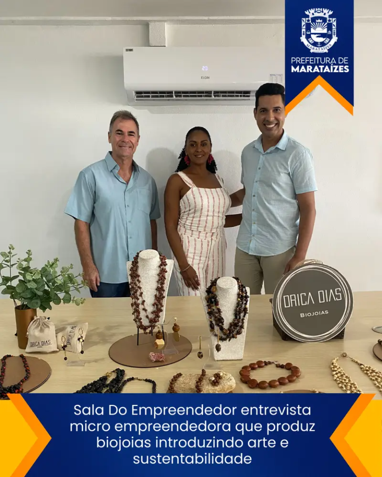 Sala Do Empreendedor entrevista microempreendedora que produz  biojoias introduzindo arte e sustentabilidade
