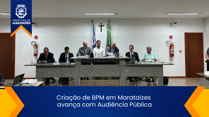 Criação de BPM em Marataízes avança com Audiência Pública