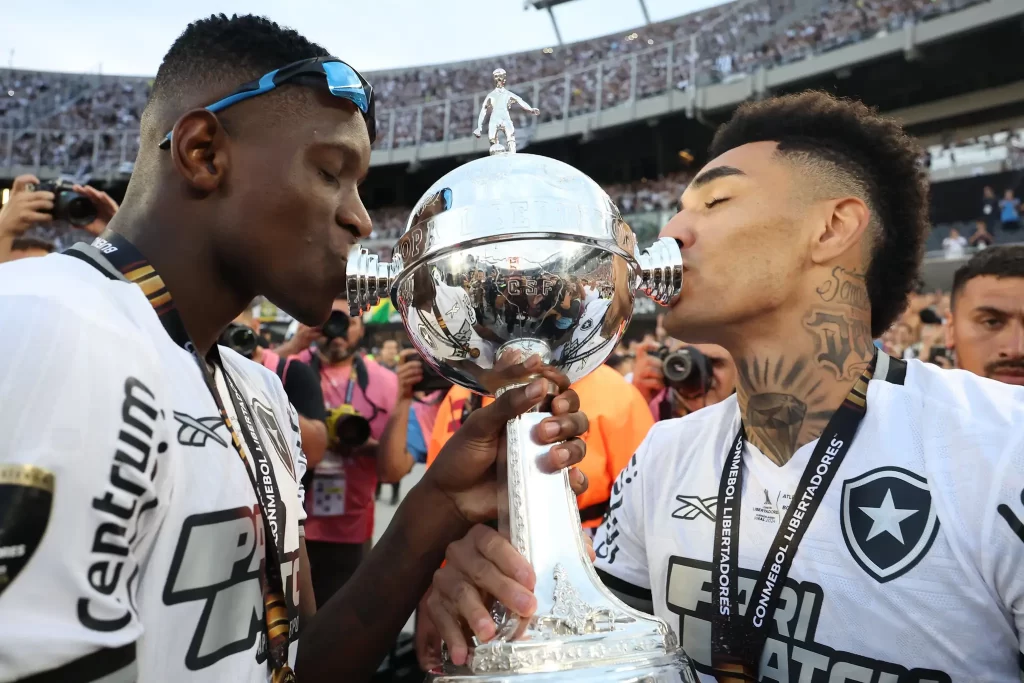Botafogo celebra título da Libertadores